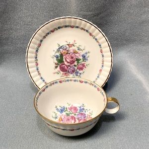Pink Bernardaud and Co Limoges France Coffee Cup and Saucer